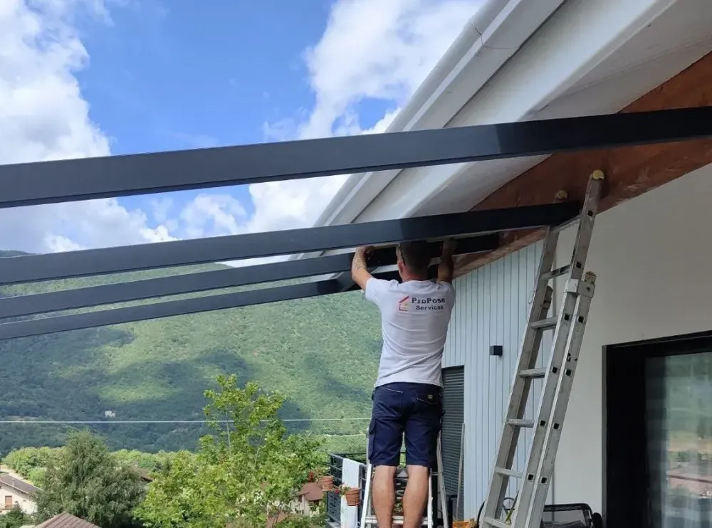 Pergola bioclimatique